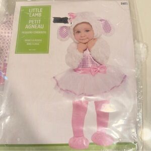 Little Lamb Infant 3-6 Months Costume by Amscan dress up‎ Brand New